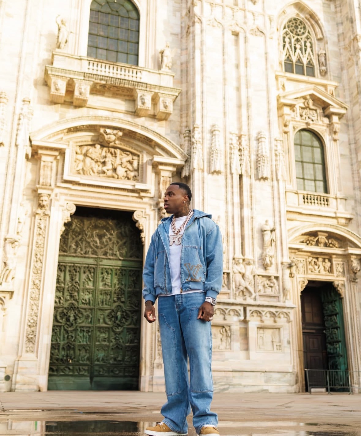 Artist portrait in Milan